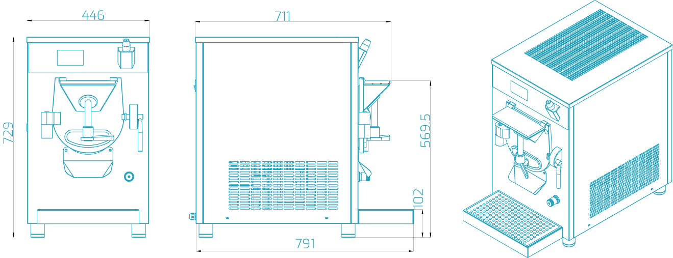 gelato made by mehen machines