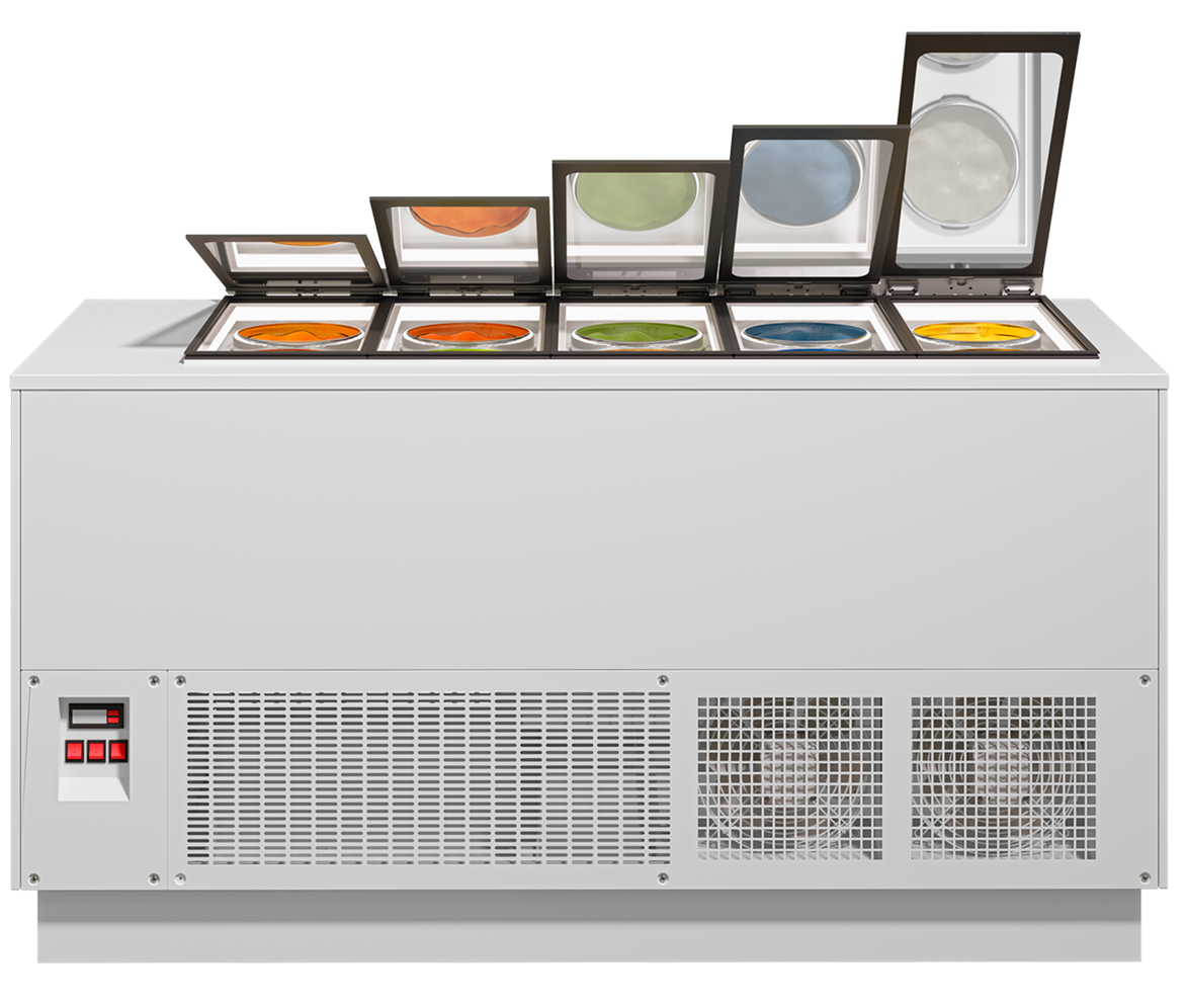 MEHEN combined gelato machines